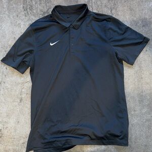 Nike Large Charcoal Grey Dri-FIT Franchise Polo shirt Performance Polo Large
